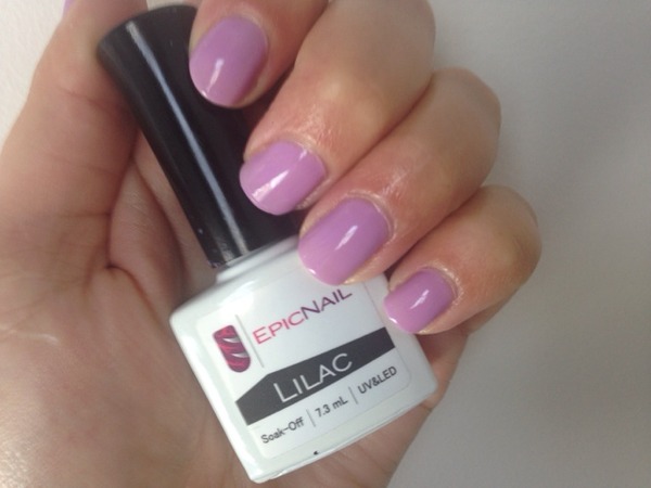 4. Lilac Gel Nails with French Tips - wide 8